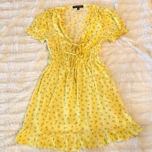 Yellow Floral Sundress